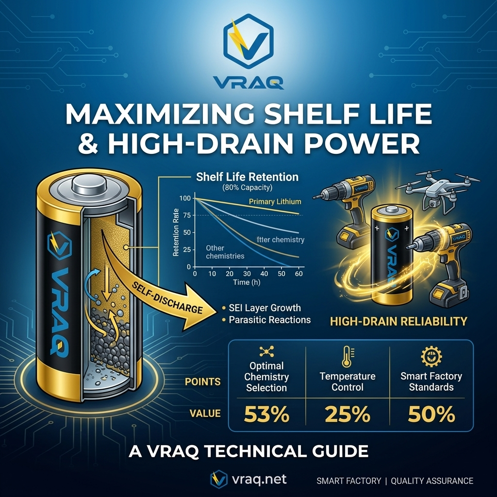 Understanding Shelf Life & Self-Discharge Rates in High-Drain Battery Applications